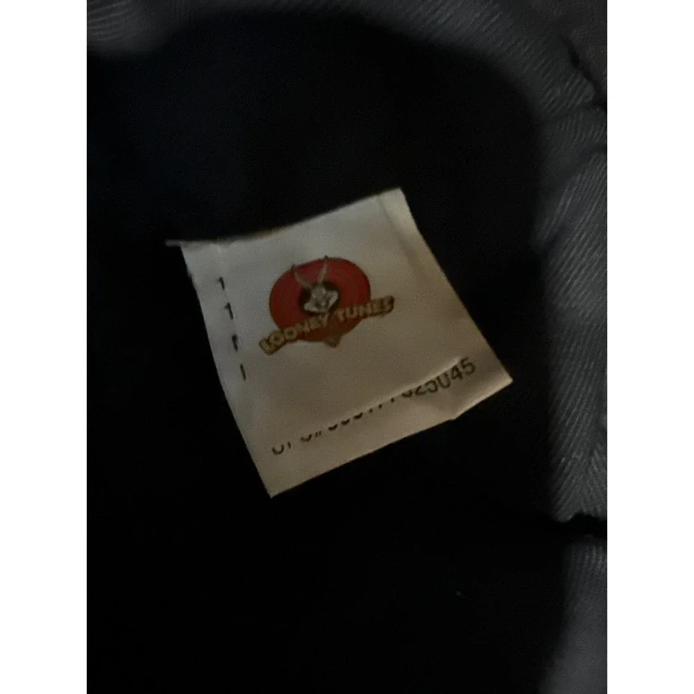 Looney Tunes Tweety Gear Black Bucket Hat Embroidered Tweety Bird Side Pocket